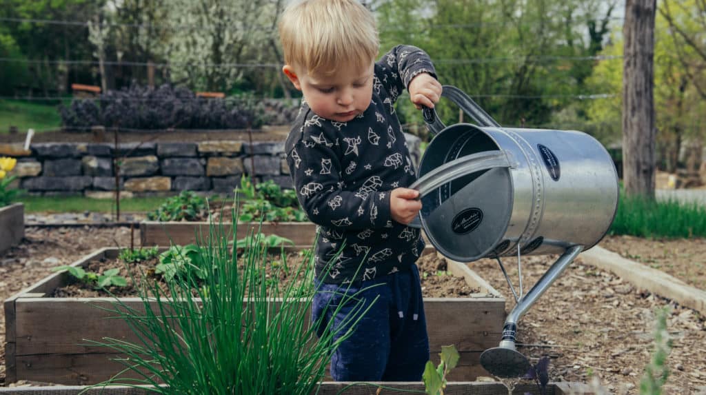 Jardinage en famille