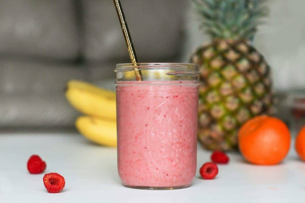 Smoothie à la framboise 
